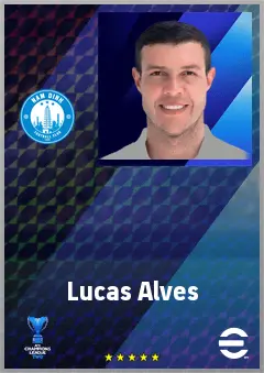 Lucas Alves eFootball 2026 player card, 71 OVR CB
