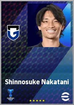 Nakatani Shinnosuke eFootball 2026 player card, 72 OVR CB
