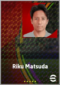 Matsuda Riku eFootball 2026 player card, 69 OVR RB