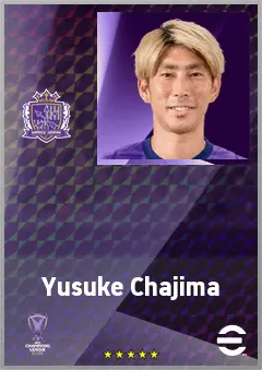 Chajima Yusuke eFootball 2026 player card, 67 OVR RB