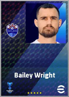 Bailey Wright eFootball 2026 player card, 69 OVR CB