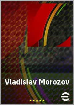 Vladislav Morozov eFootball 2026 player card, 68 OVR CF