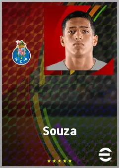 Souza eFootball 2026 player card, 71 OVR LB