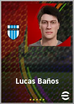 Lucas Baños eFootball 2026 player card, 67 OVR CB