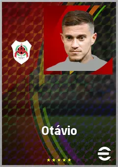 Otávio eFootball 2026 player card, 75 OVR CMF