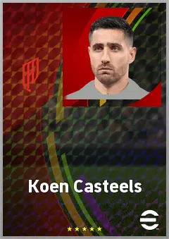 Koen Casteels eFootball 2026 player card, 77 OVR GK