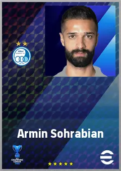 Armin Sohrabian eFootball 2026 player card, 69 OVR CB