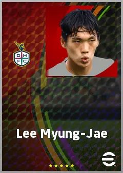 Lee Myung-Jae eFootball 2026 player card, 71 OVR LB