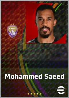 Mohammed Saeed eFootball 2026 player card, 64 OVR GK