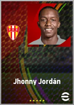 Jhonny Jordán eFootball 2026 player card, 64 OVR LMF