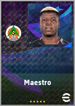Maestro eFootball 2026 player card, 71 OVR CMF