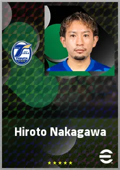 Nakagawa Hiroto eFootball 2026 player card, 68 OVR AMF