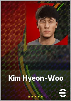 Kim Hyeon-Woo eFootball 2026 player card, 61 OVR LWF