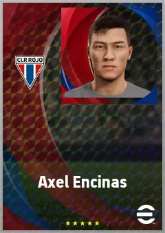 Axel Encinas eFootball 2026 player card, 66 OVR AMF