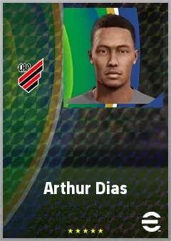 Arthur Dias eFootball 2026 player card, 66 OVR CB