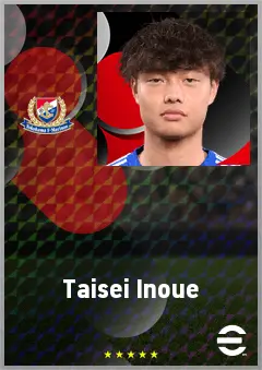 Inoue Taisei eFootball 2026 player card, 68 OVR CB