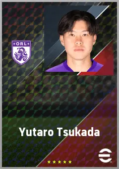 Tsukada Yutaro eFootball 2026 player card, 68 OVR LMF
