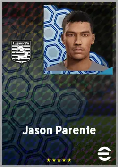 Jason Parente eFootball 2026 player card, 62 OVR LMF