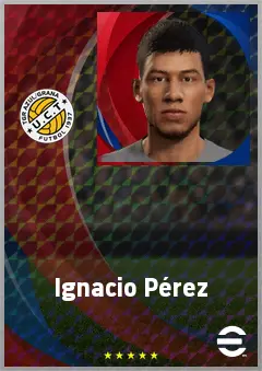 Ignacio Pérez eFootball 2026 player card, 62 OVR DMF