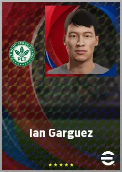 Ian Garguez eFootball 2026 player card, 70 OVR RB