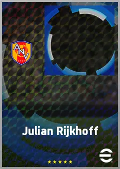 Julian Rijkhoff eFootball 2026 player card, 67 OVR CF