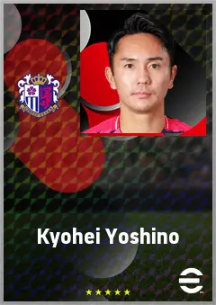 Yoshino Kyohei eFootball 2026 player card, 68 OVR DMF
