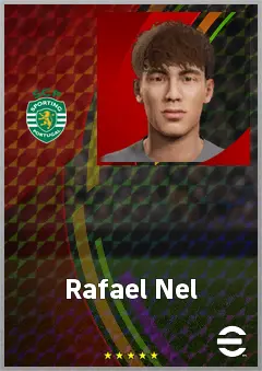 Rafael Nel eFootball 2026 player card, 66 OVR CF
