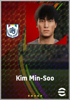 Kim Min-Soo eFootball 2026 player card, 60 OVR GK