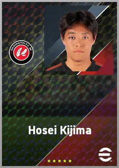 Kijima Hosei eFootball 2026 player card, 71 OVR CMF