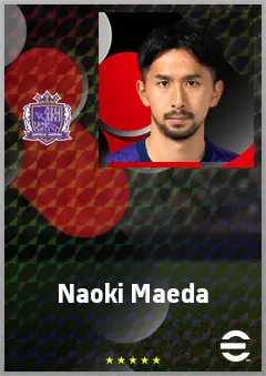 Maeda Naoki eFootball 2026 player card, 66 OVR AMF