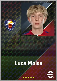 Luca Moisa eFootball 2026 player card, 64 OVR CMF