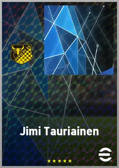 Jimi Tauriainen eFootball 2026 player card, 68 OVR CMF