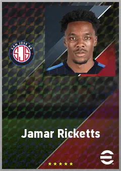 Jamar Ricketts eFootball 2026 player card, 70 OVR LB
