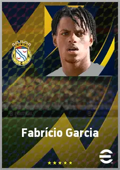 Fabrício Garcia eFootball 2026 player card, 69 OVR RWF