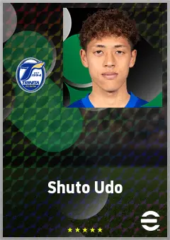 Udo Shuto eFootball 2026 player card, 64 OVR AMF