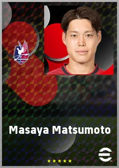 Matsumoto Masaya eFootball 2026 player card, 67 OVR LMF