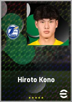 Kono Hiroto eFootball 2026 player card, 61 OVR GK