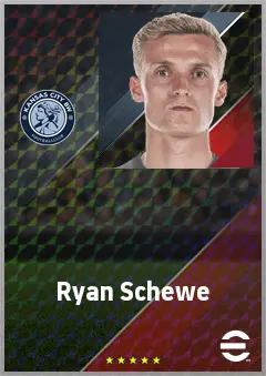 Ryan Schewe eFootball 2026 player card, 65 OVR GK