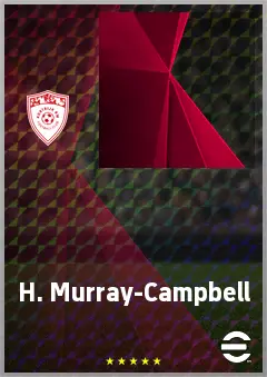 H. Murray-Campbell eFootball 2026 player card, 67 OVR CB