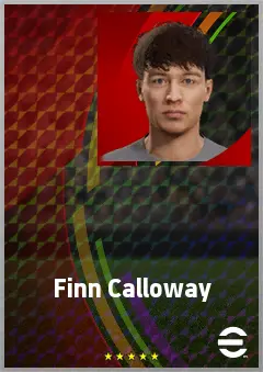 Finn Calloway eFootball 2026 player card, 59 OVR CMF