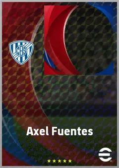 Axel Fuentes eFootball 2026 player card, 61 OVR DMF