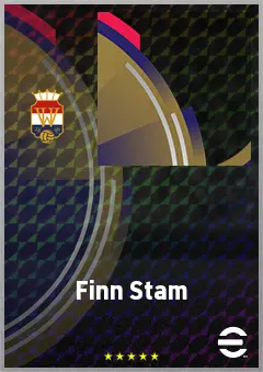 Finn Stam eFootball 2026 player card, 64 OVR CB