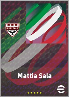 Mattia Sala eFootball 2026 player card, 65 OVR AMF