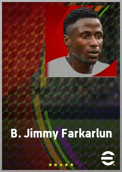 B. Jimmy Farkarlun eFootball 2026 player card, 65 OVR RWF