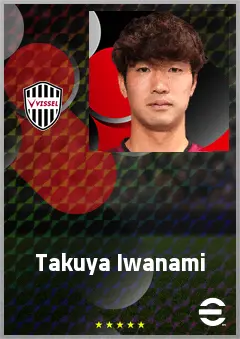 Iwanami Takuya eFootball 2026 player card, 70 OVR CB