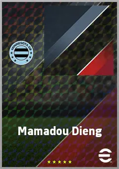 Mamadou Dieng eFootball 2026 player card, 68 OVR CF