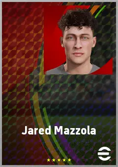 Jared Mazzola eFootball 2026 player card, 68 OVR GK