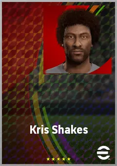 Kris Shakes eFootball 2026 player card, 65 OVR GK