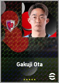 Ota Gakuji eFootball 2026 player card, 70 OVR GK