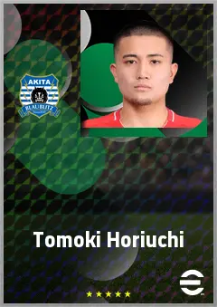 Horiuchi Tomoki eFootball 2026 player card, 61 OVR GK